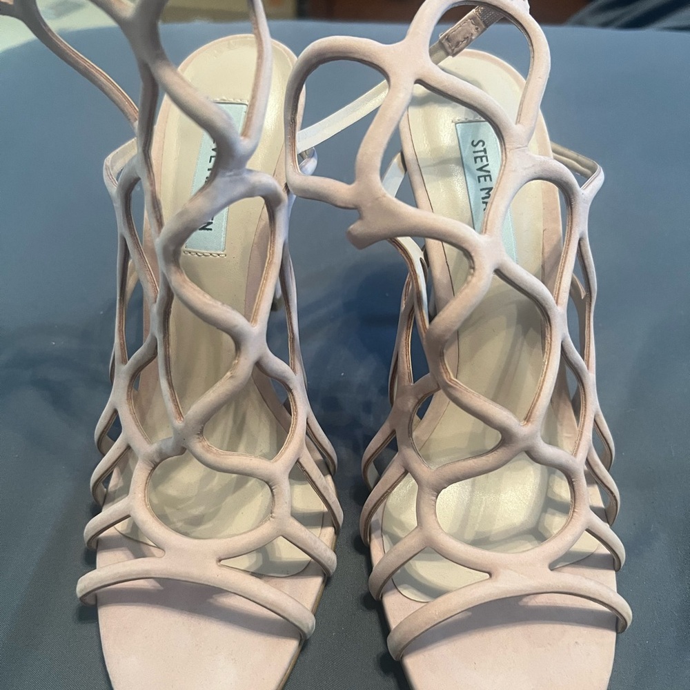 Steve Madden Blush Cage Heels